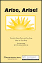 Arise! Arise! SATB choral sheet music cover